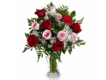 Gorgeous Combination - 12 Stems Vase